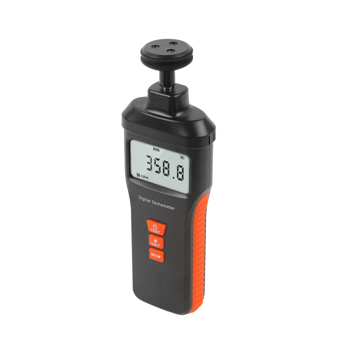 CMTOOL RPM Meter Digital Tachometer, 9.0-99999 RPM Gauge Kit, Handheld Contact and Non Contact Tachometer, High Precision