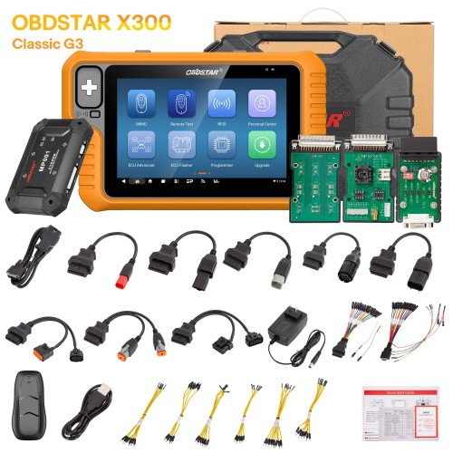 OBDSTAR X300 Classic G3 Key Programmer + ECU/TCU/BCM Flasher License with Checksum Correction
