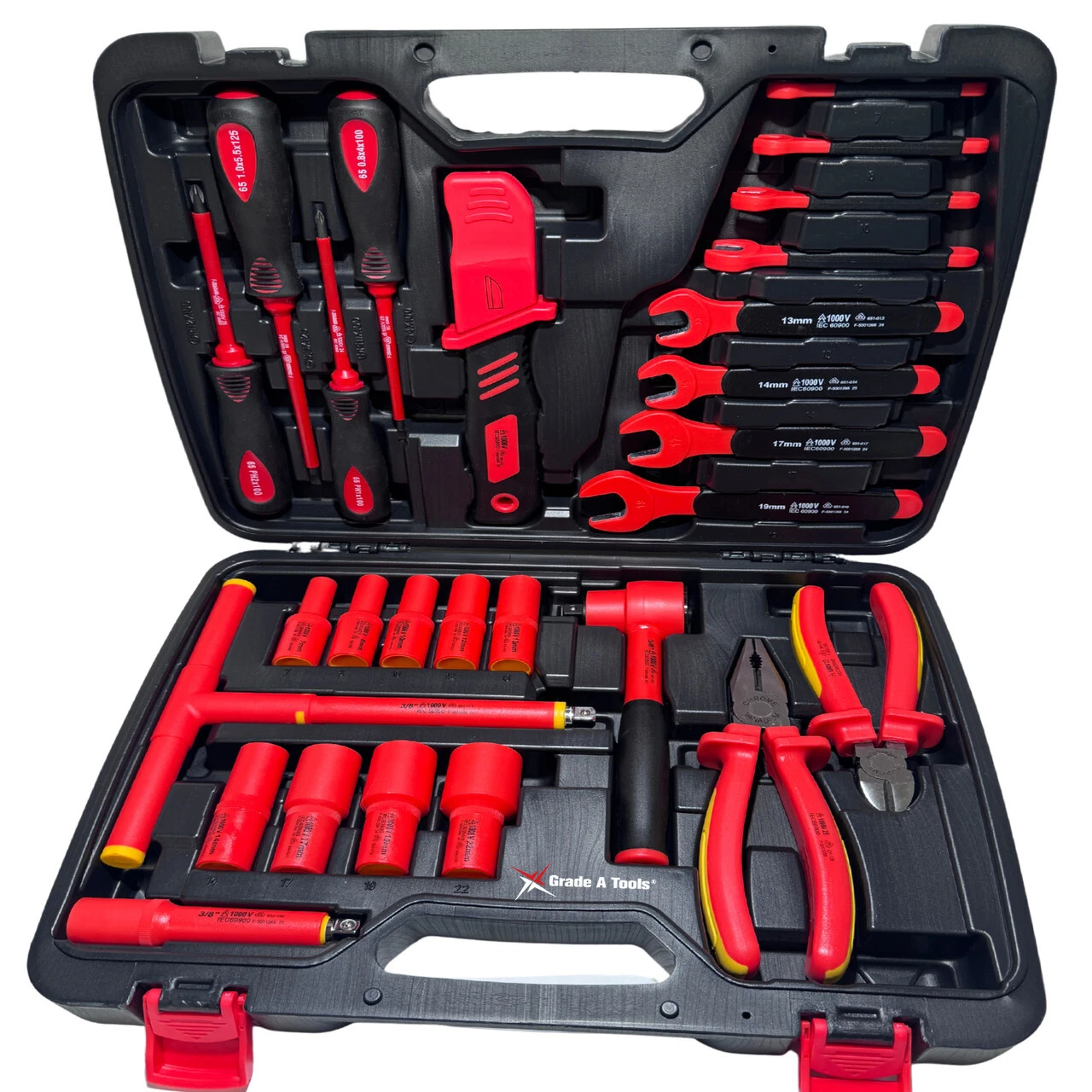 27 Piece 1000v Insulated Hand Tool kit - For Electric Vehicle Repairs