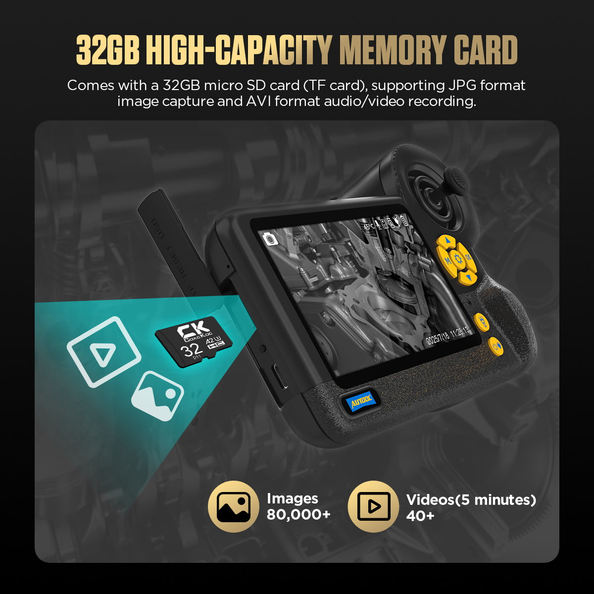 AUTOOL SVB405 Automotive Engine Borescope Camera