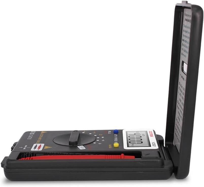 Digital Multimeter, Auto Ranging Pocket Digital Multimeter Digital Multi Tester - AC DC Voltage DC Current Resistance Diodes Capacitance Transistor Measuring Instrument (VC921)