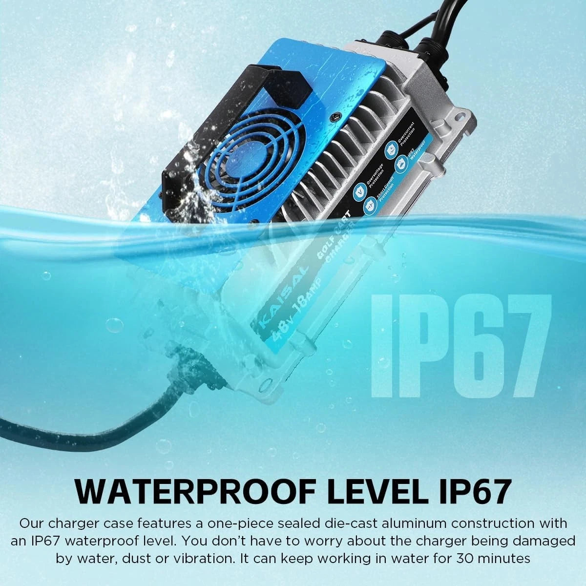 48V 18A Lead-Acid Battery Charger Smart Club Car Battery Charger Full Charger