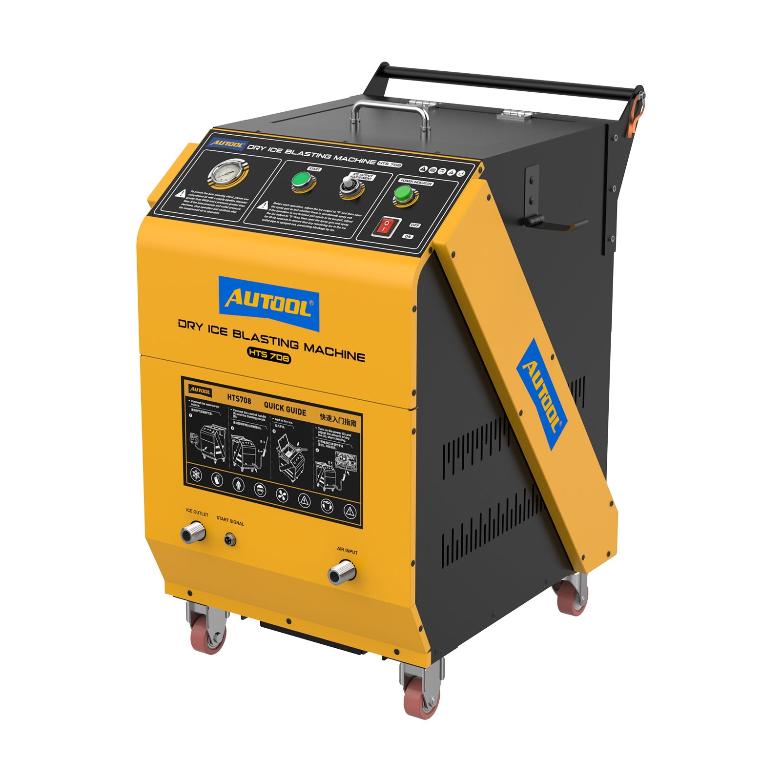 AUTOOL HTS708 Dry Ice Blasting Cleaning Machine