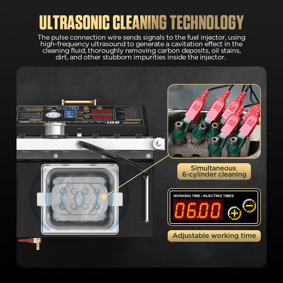 Ultrasonic Fuel Injector Cleaner