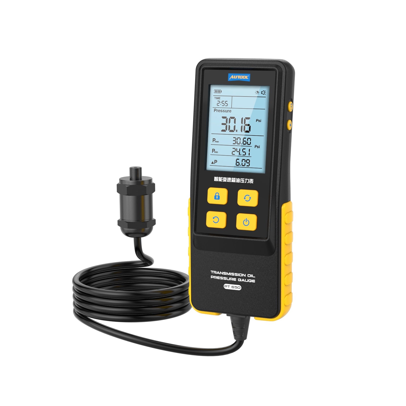 AUTOOL PT650 ATF Exchanger Transmission Oil Pressure Gauge