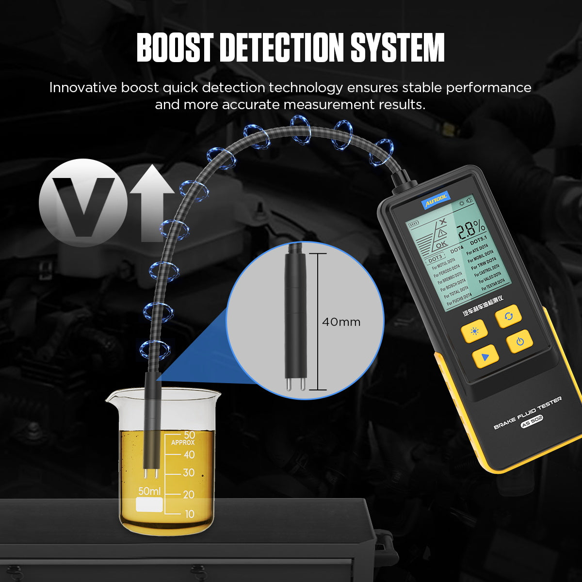 AUTOOL AS502 brake fluid moisture tester