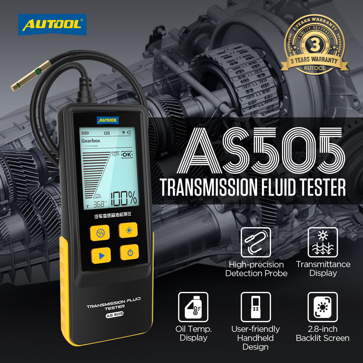 AUTOOL AS505 ATF Exchanger Transmission Oil Tester