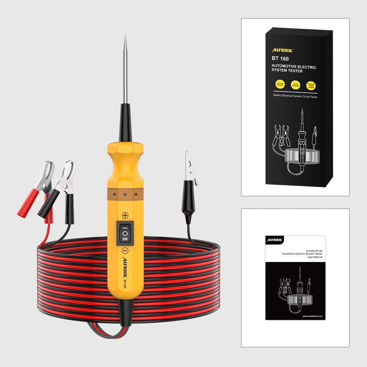 AUTOOL BT160 Car Circuit Tester Packing List