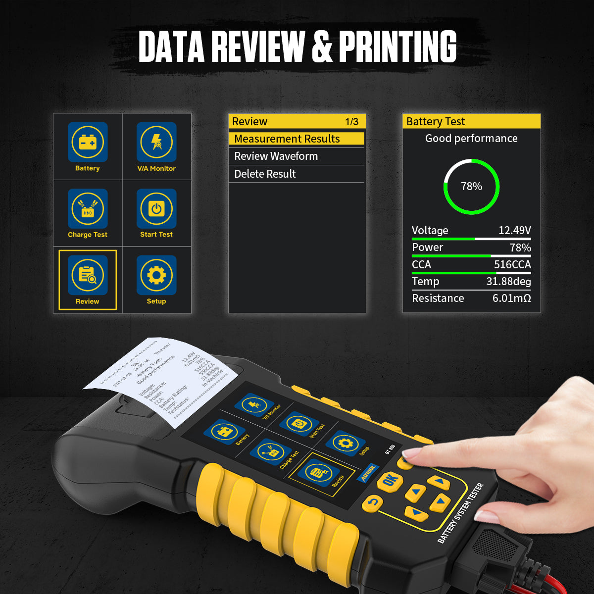 AUTOOL BT880 battery tester3