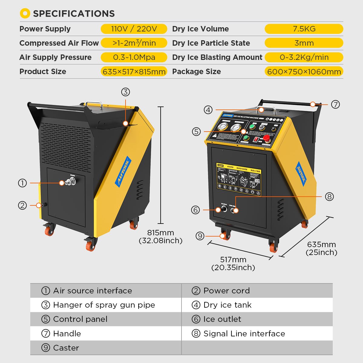Dry Ice Cleaning Machine