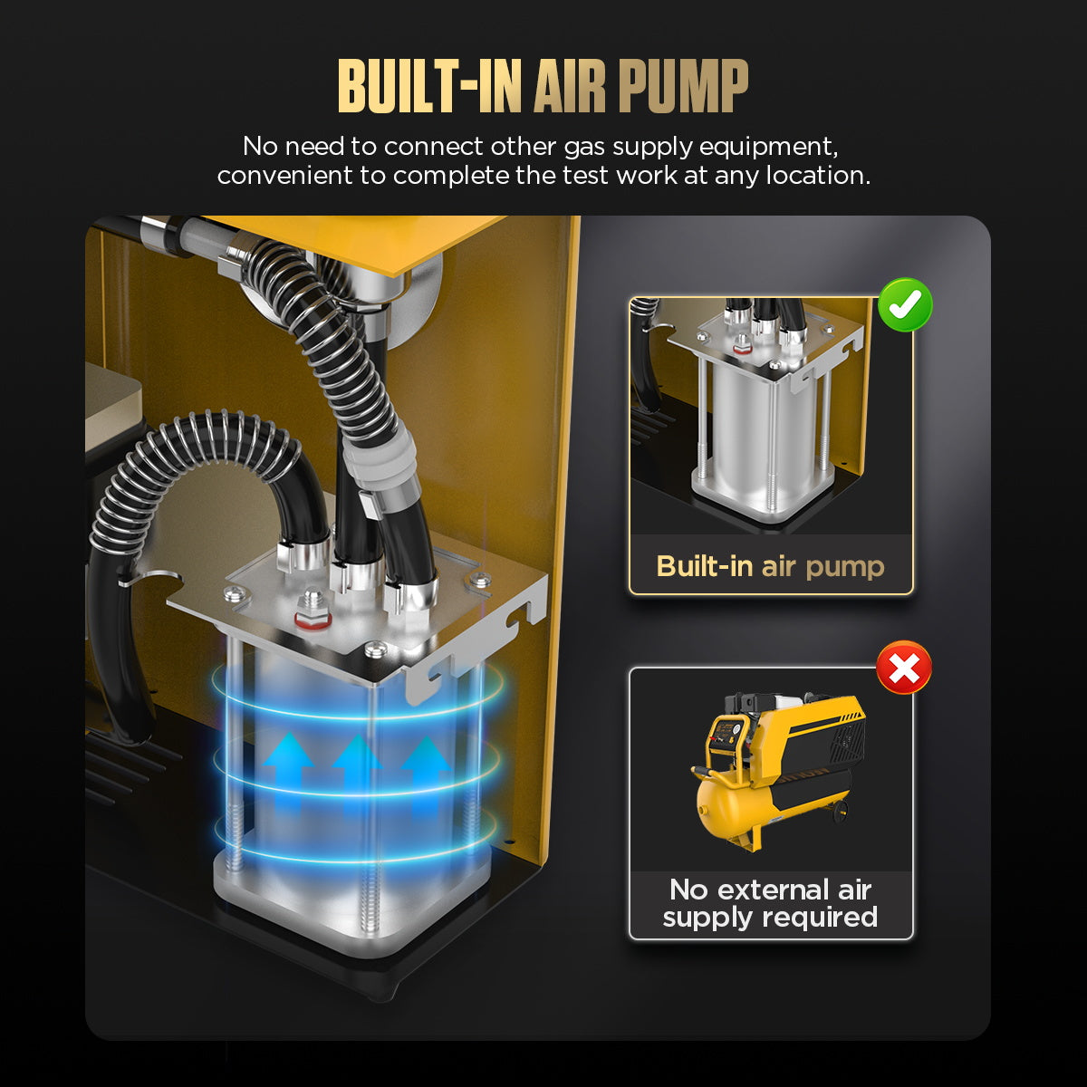 AUTOOL SDT60 Automotive Smoke Tester,EVAP Smoke Machine