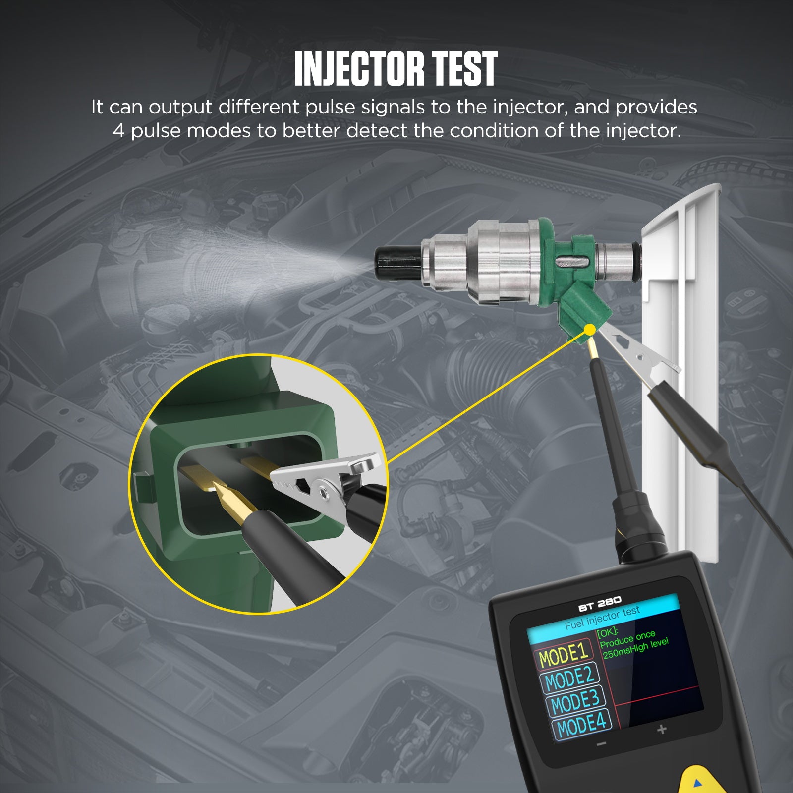 BT280 Battery Tester Injector Tester