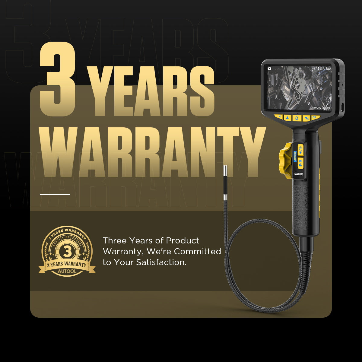 AUTOOL SVB305 Borescope Inspection Camera 5-inch 1080P