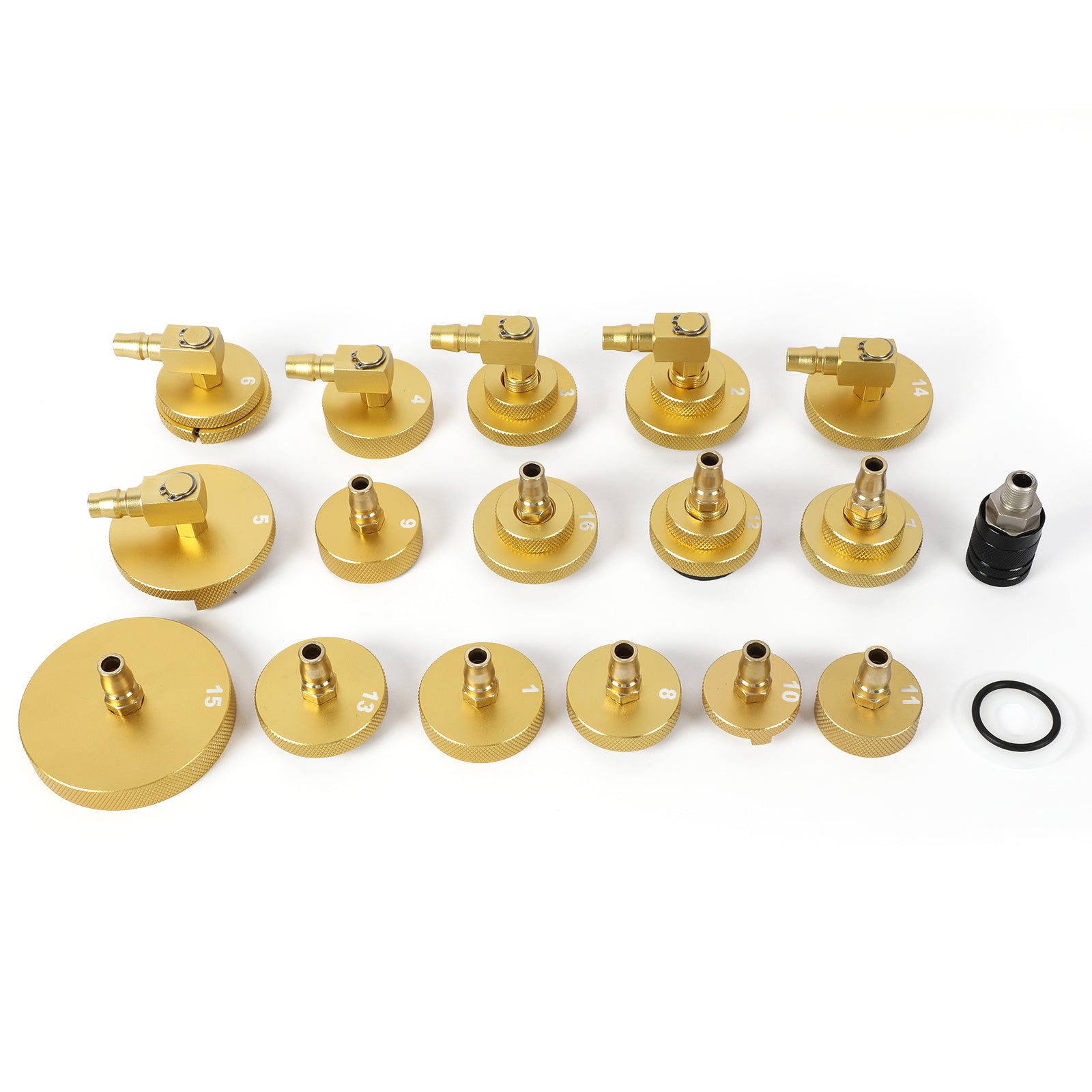 17PCS Brake Bleeder Adapter Set Master Cylinder Bleeder Tool