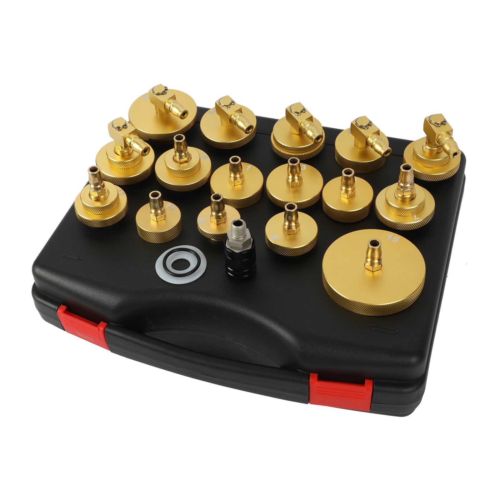 17PCS Brake Bleeder Adapter Set Master Cylinder Bleeder Tool