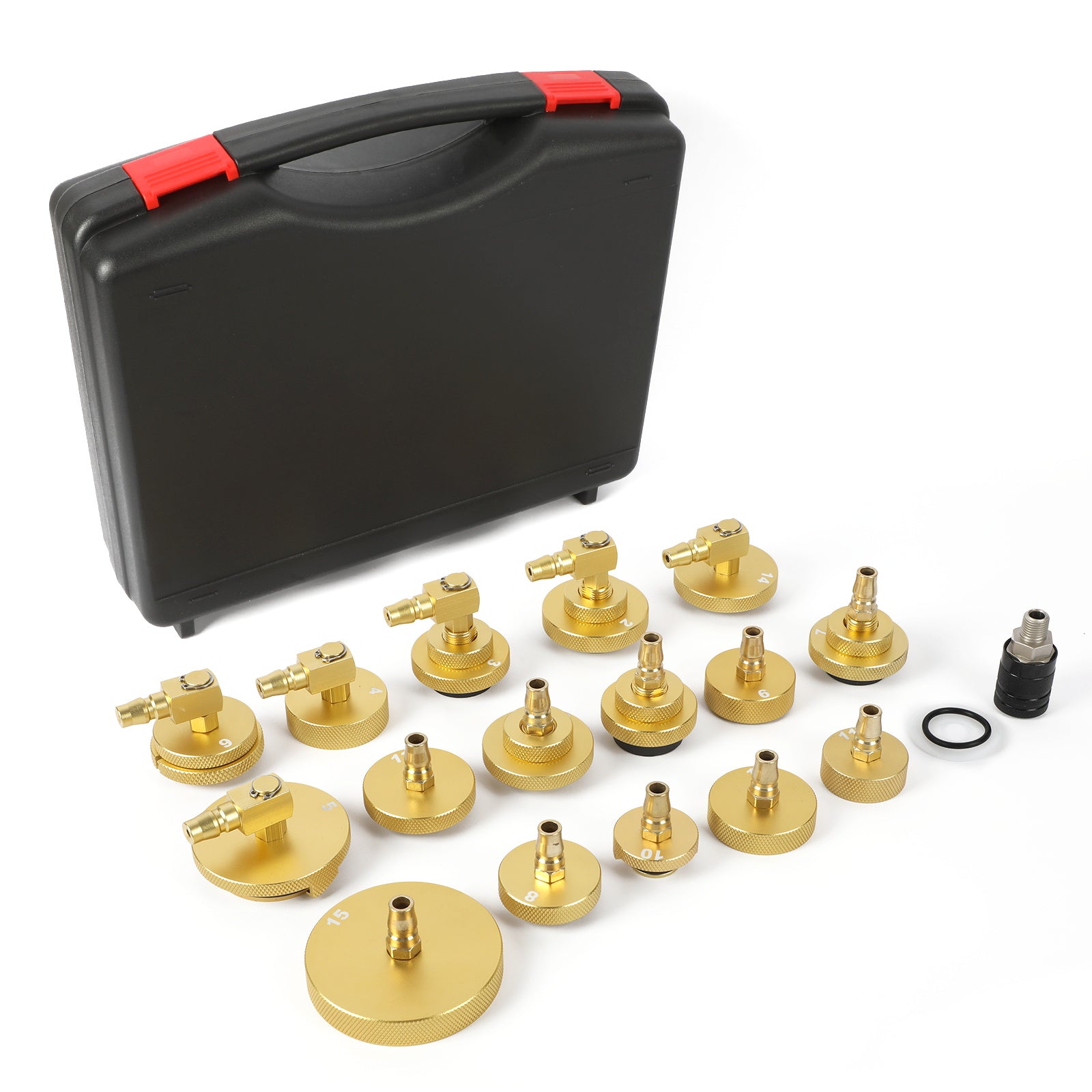 17PCS Brake Bleeder Adapter Set Master Cylinder Bleeder Tool