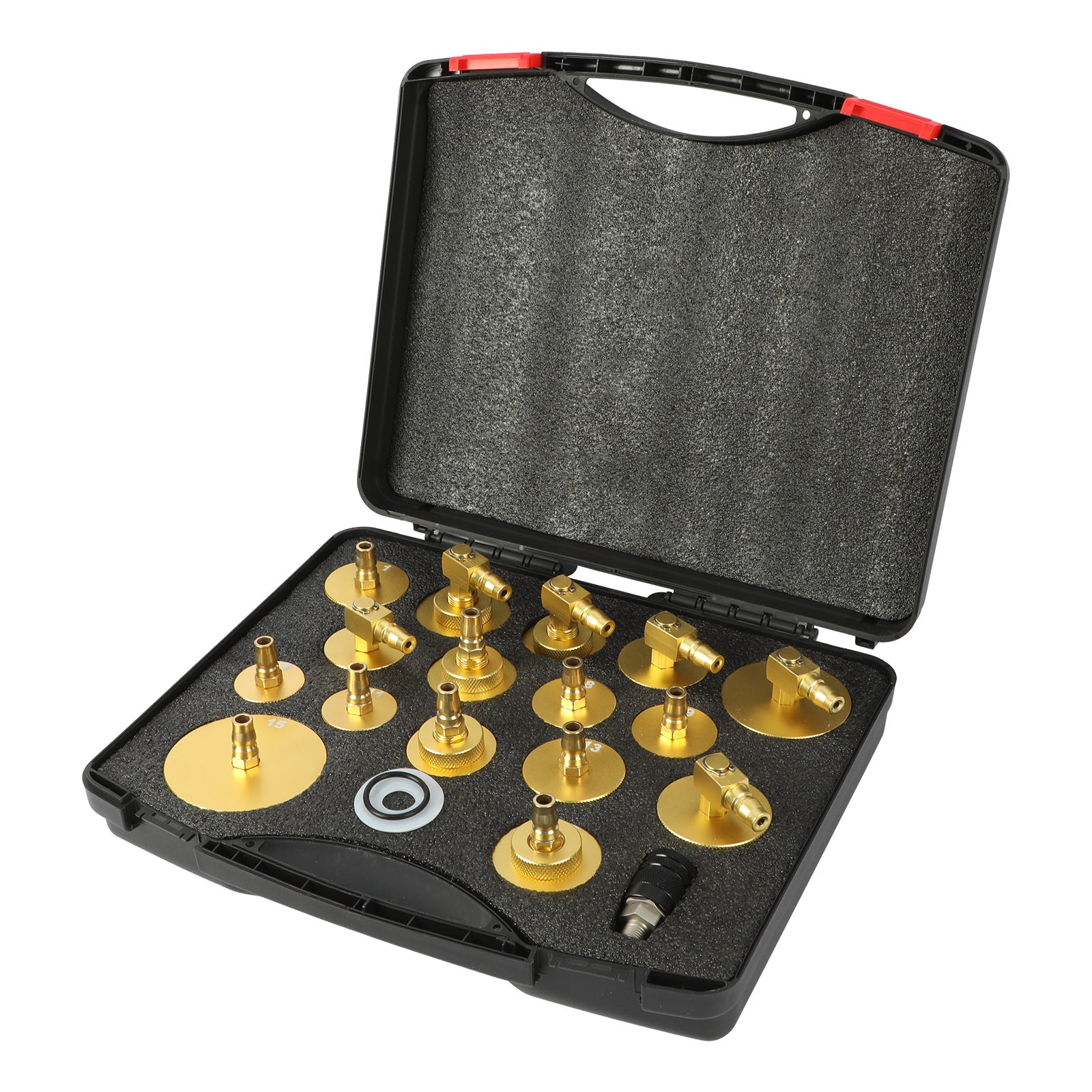 17PCS Brake Bleeder Adapter Set Master Cylinder Bleeder Tool