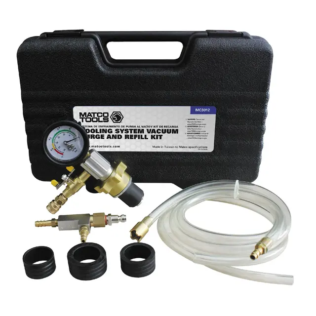 Cooling System Vacuum Purge And Refill Kit