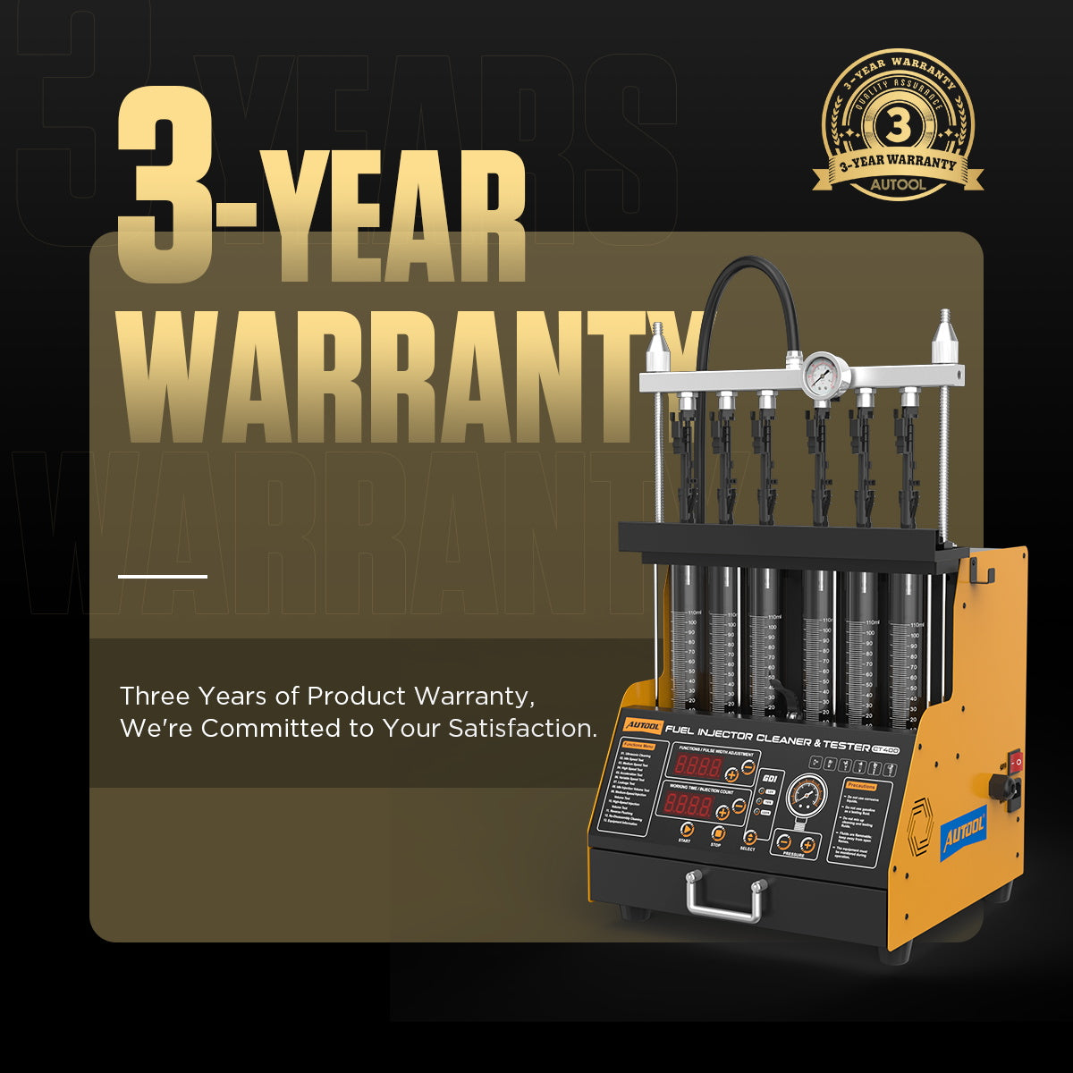AUTOOL CT400 Fuel Injector Cleaner Tester