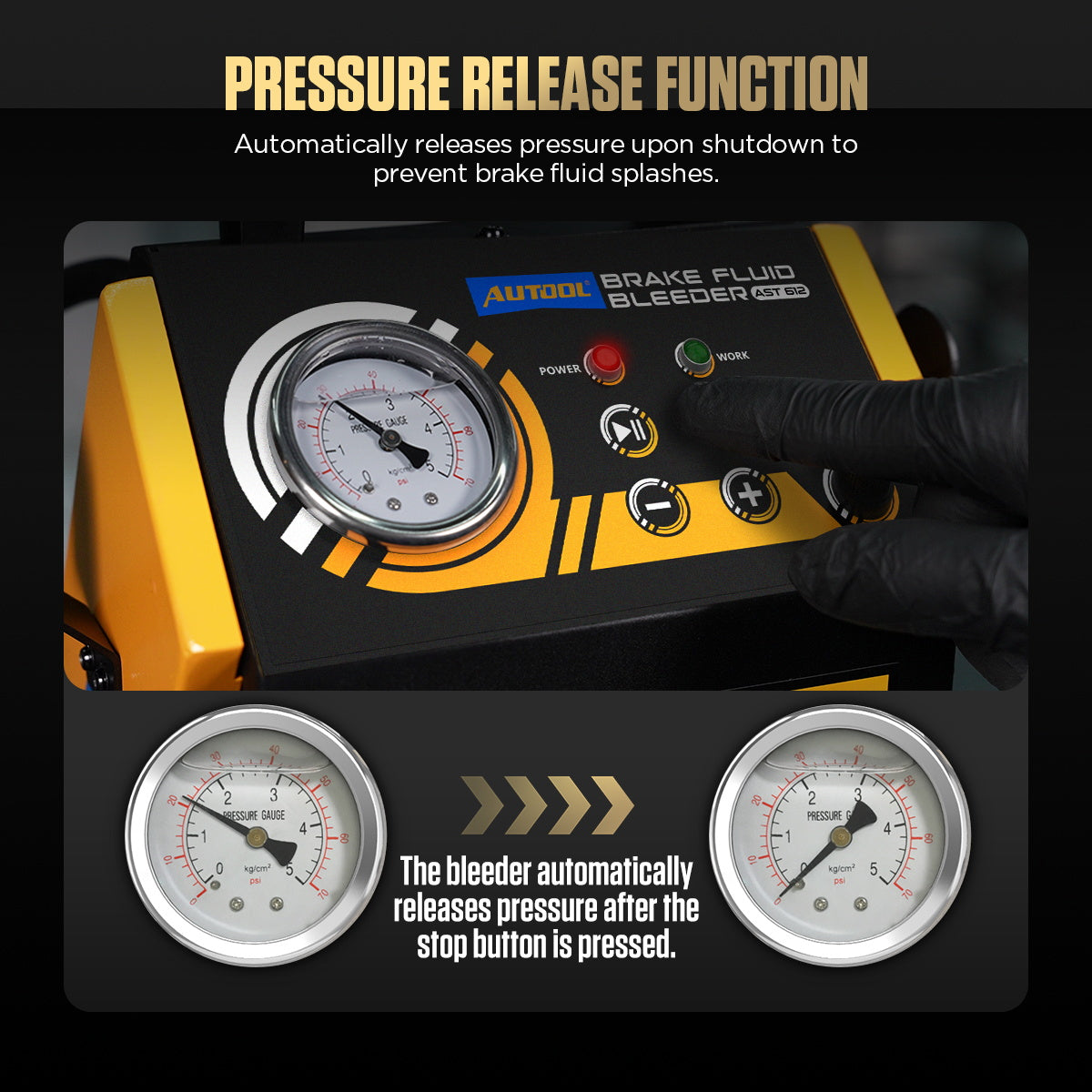 AUTOOL AST612 Car Pulsating Brake Oil Changer