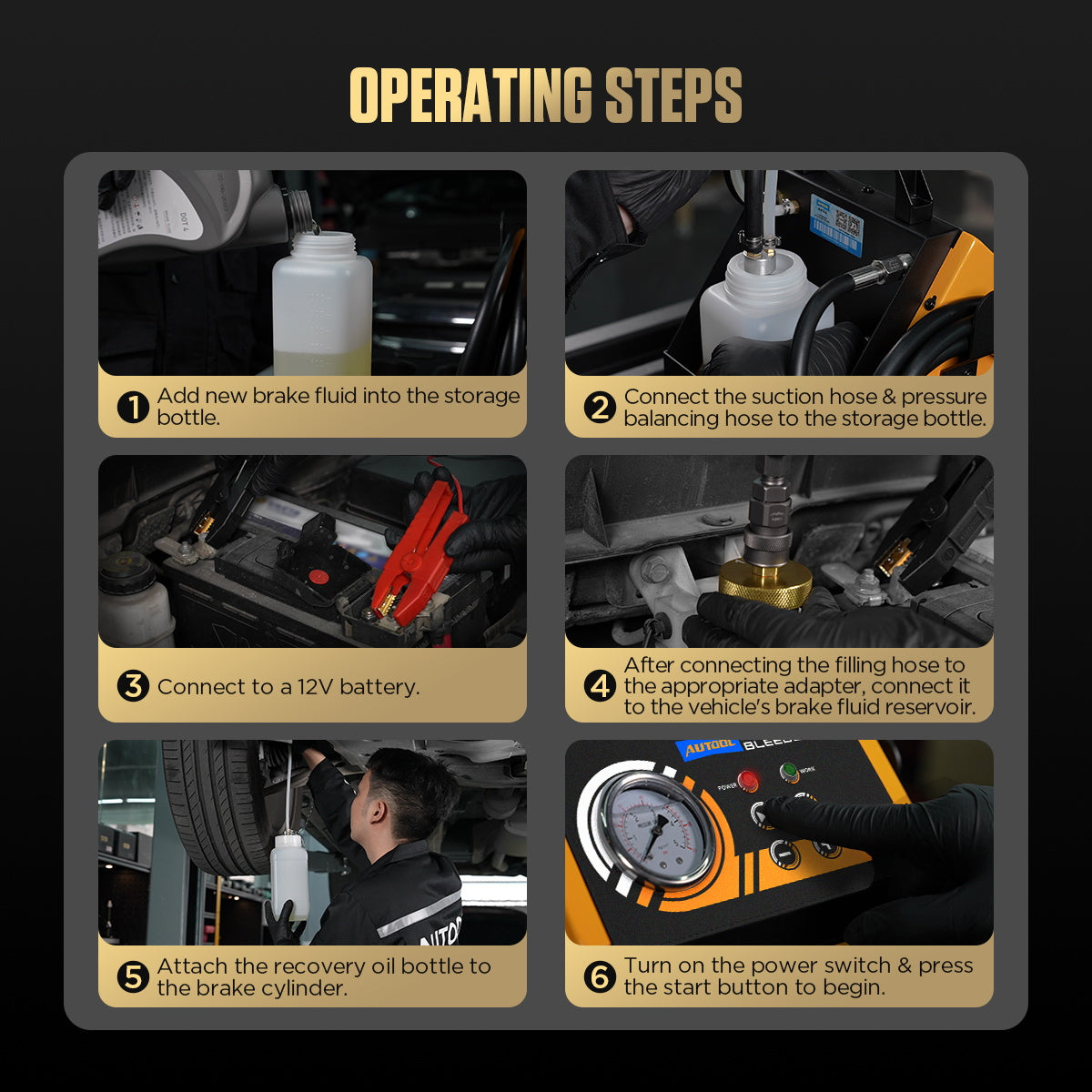 AUTOOL AST612 Car Pulsating Brake Oil Changer