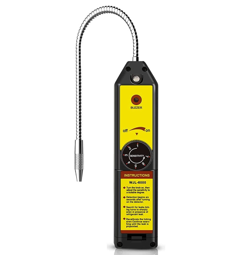 Freon Leak Detector Halogen Gas Sniffer Refrigerant AC Leak Tester R22 R410A R134A R1234YF