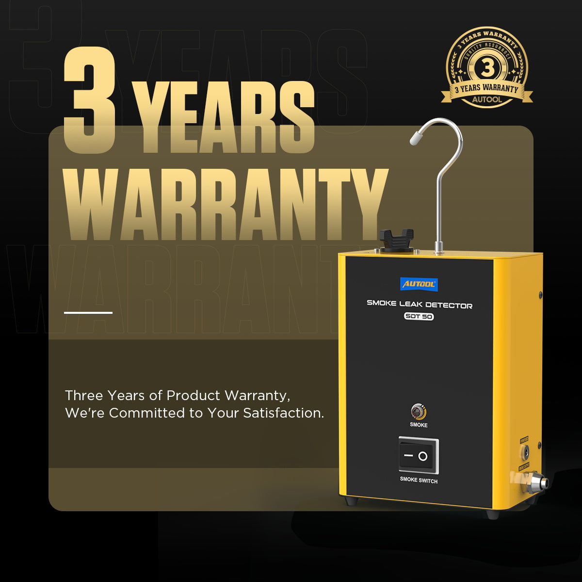 AUTOOL SDT50 Automotive Smoke Machine Car Smoke Tester