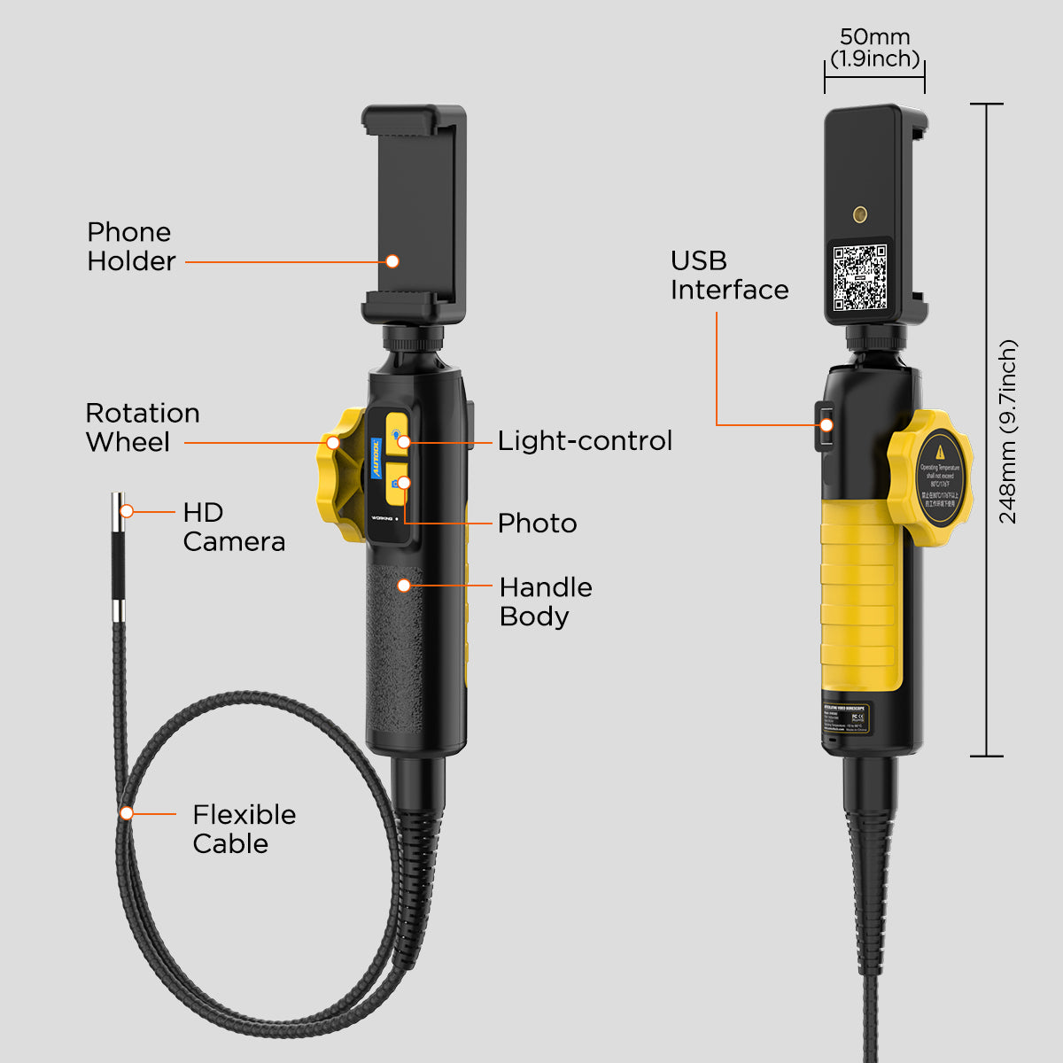 AUTOOL SVB302 Endoscope Camera
