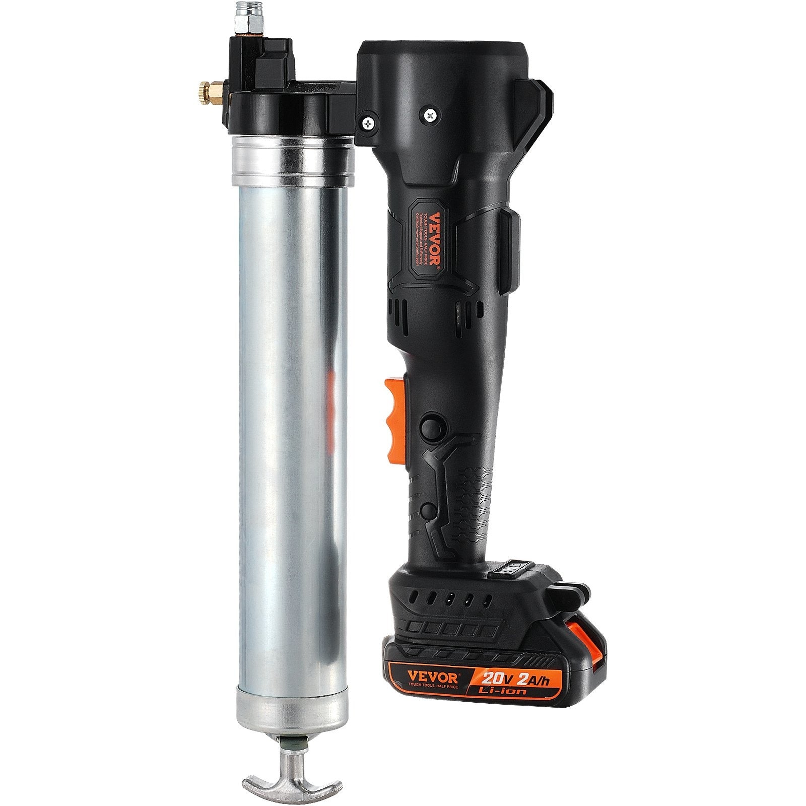 VEVOR Cordless Grease Gun 20V 10,000 PSI 39'' Hose – High-Pressure Electric Grease Gun Kit with Battery, Charger & Carrying Case