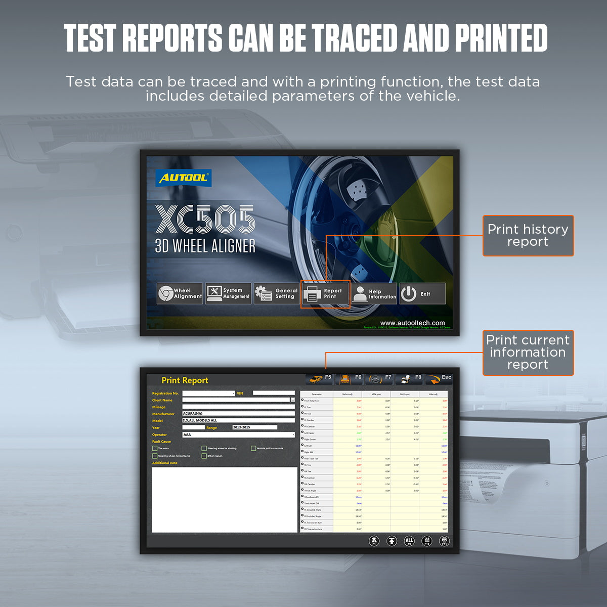 AUTOOL XC505 Wheel Alignment Machine