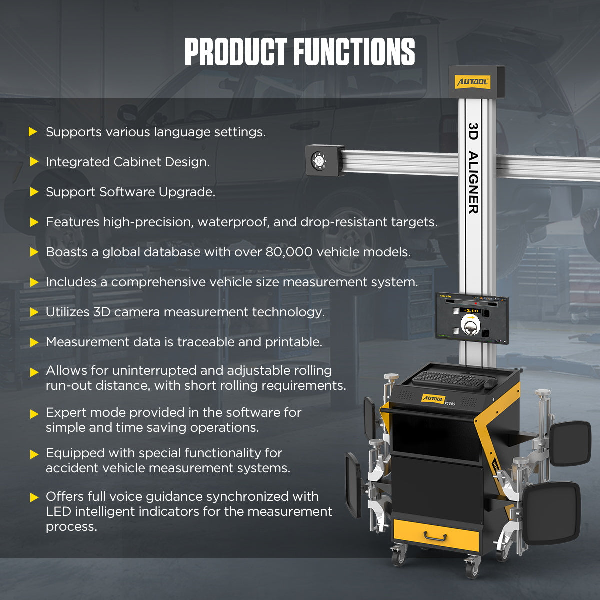 AUTOOL XC505 Wheel Alignment Machine