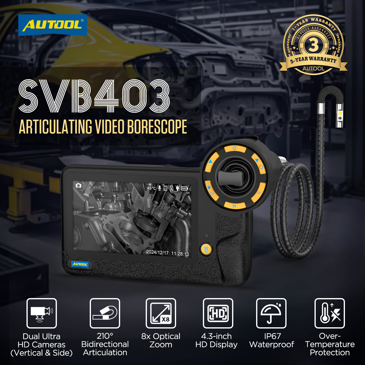 AUTOOL SVB403 Auto Inspection Camera