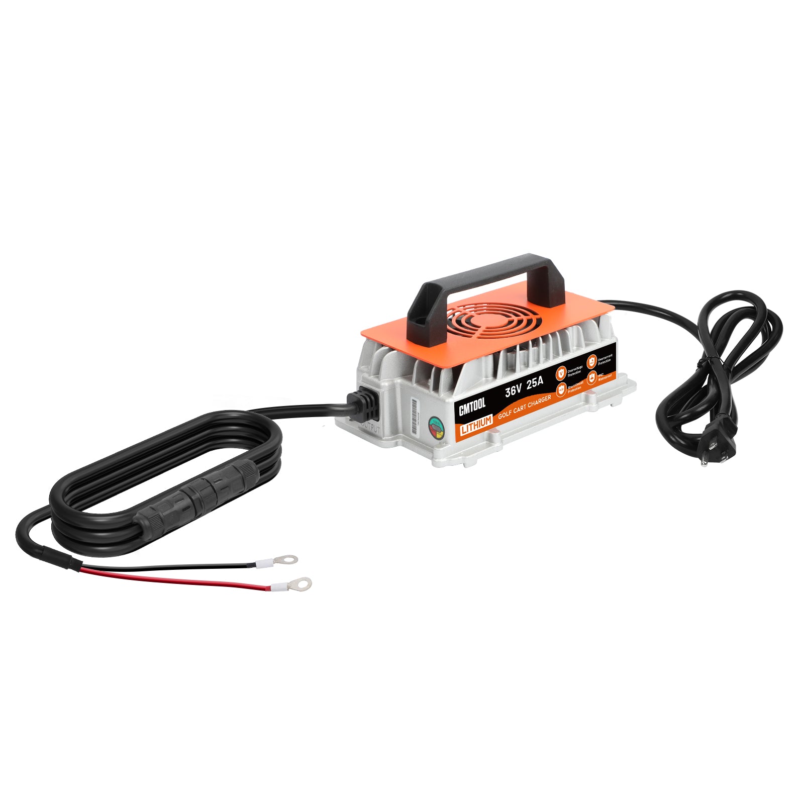CMTOOL 36V 25A Lithium Battery Charger, 1250W 43.8V Fast Charging for Golf Carts
