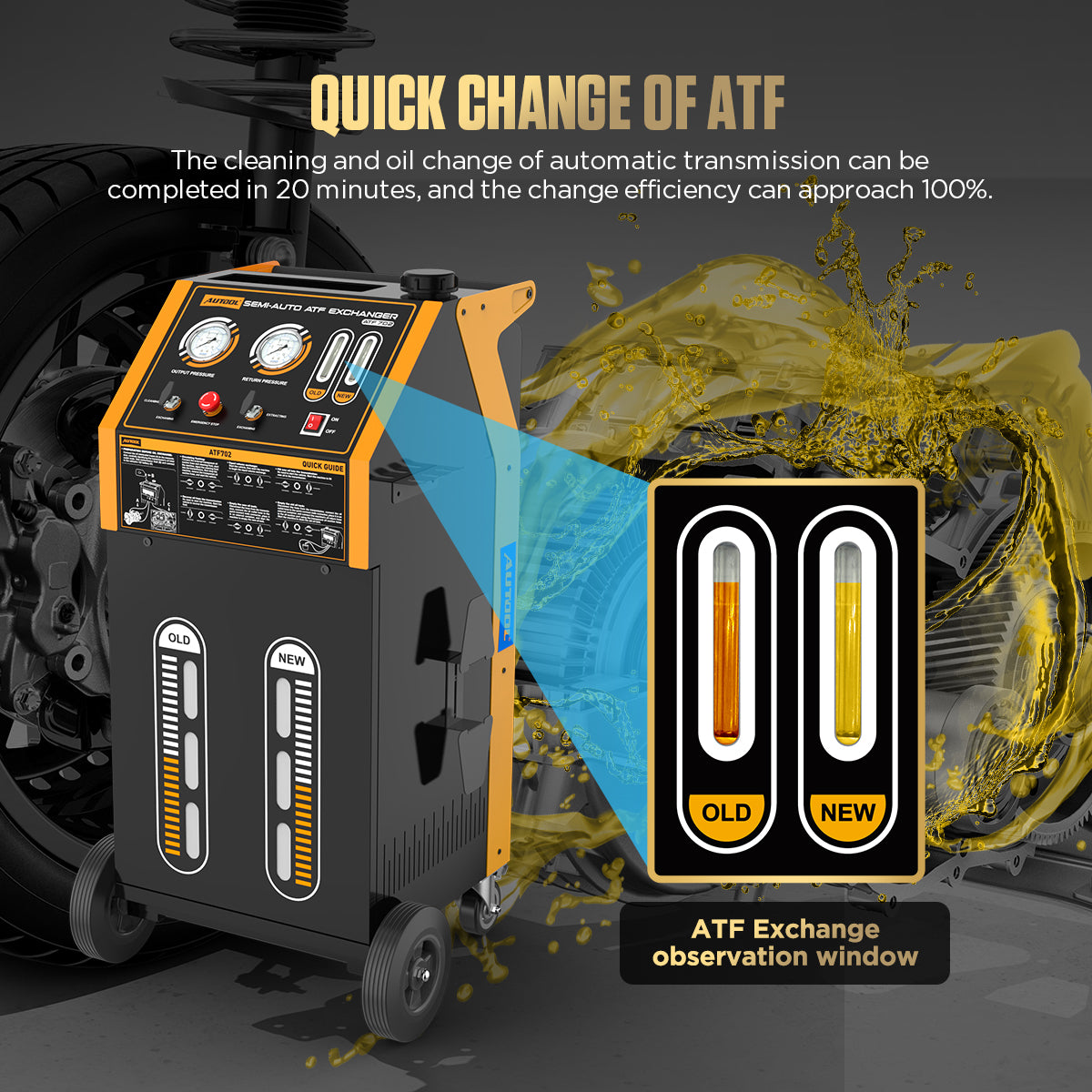 AUTOOL ATF702 Transmission Fluid Exchanger