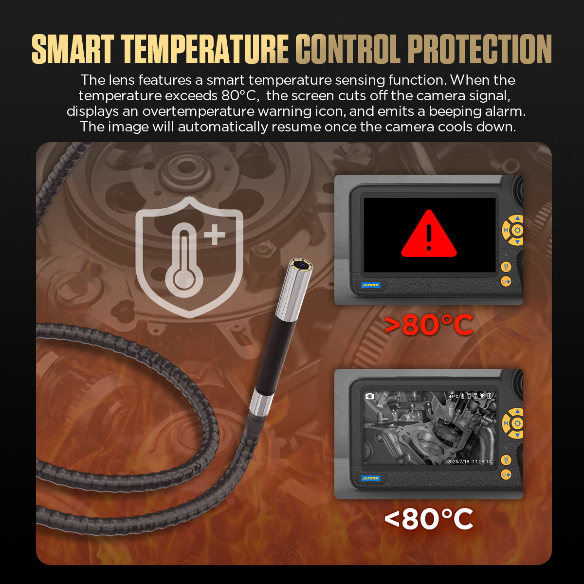 AUTOOL SVB405 Automotive Engine Borescope Camera