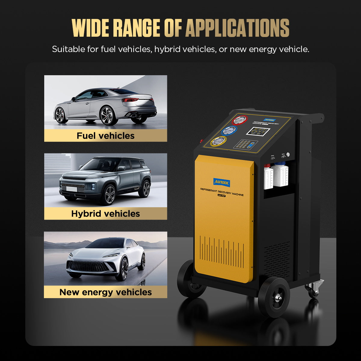 AUTOOL LM707 Refrigerant Recovery Machine