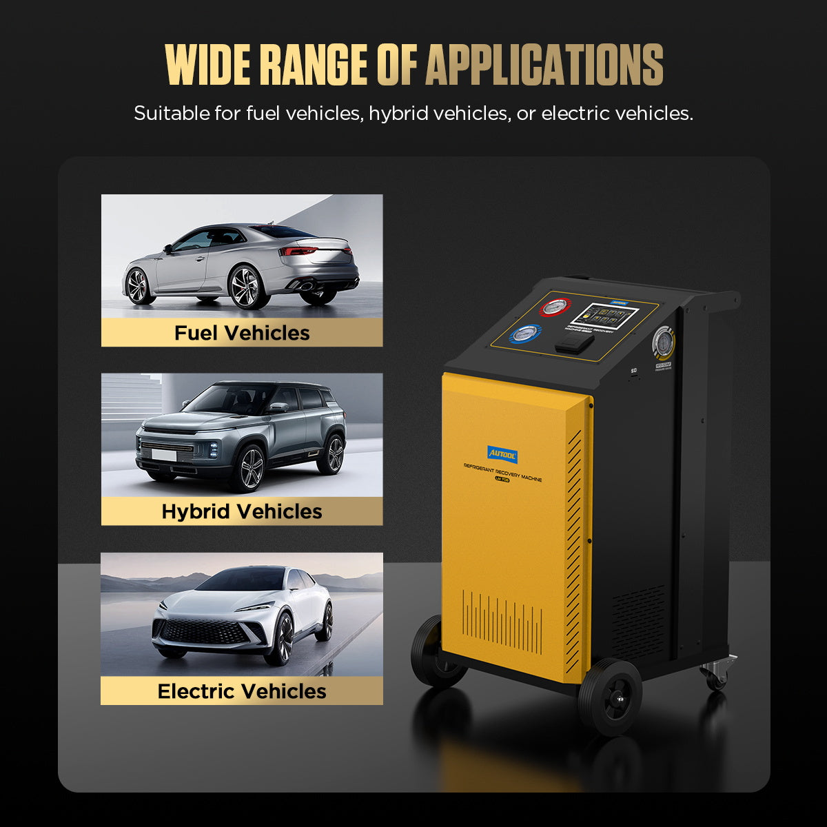 AUTOOL LM708 Automotive Refrigerant Freon Recovery Machine