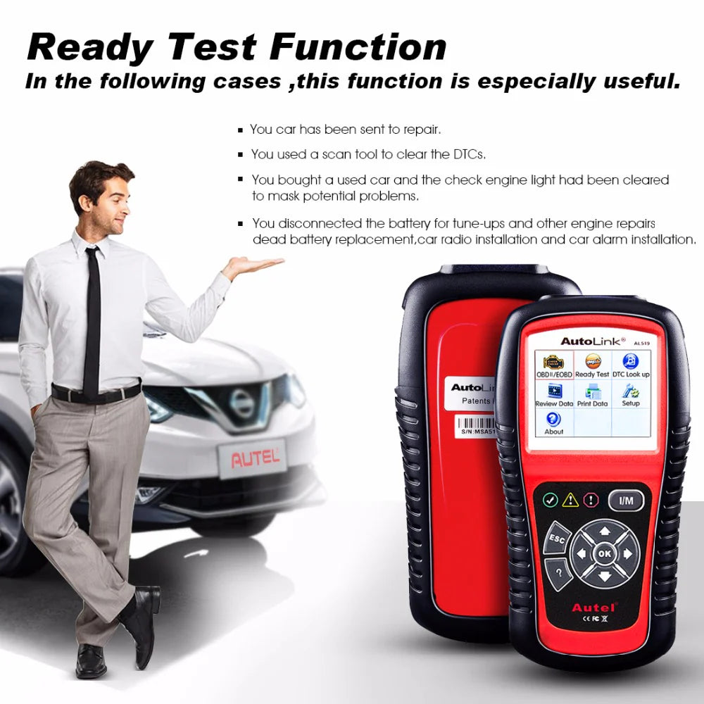 Autel AutoLink AL519 OBD2 Scanner CAN-BUS Diagnostic Scan Tool
