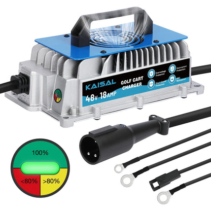 48V 18A Lead-Acid Battery Charger Smart Club Car Battery Charger Full Charger