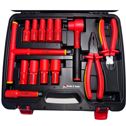 27 Piece 1000v Insulated Hand Tool kit - For Electric Vehicle Repairs