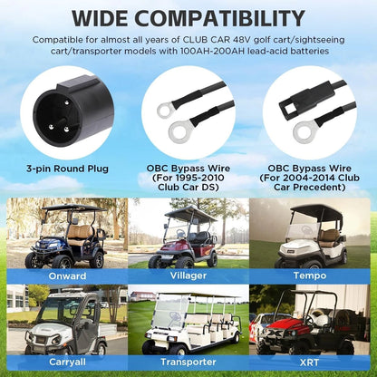 48V 18A Lead-Acid Battery Charger Smart Club Car Battery Charger Full Charger