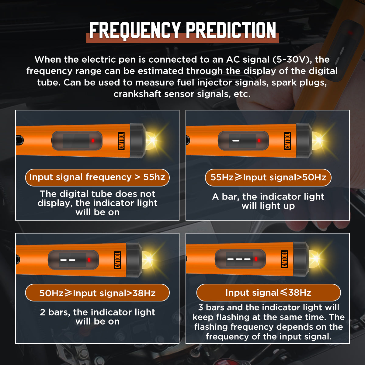 CMTOOL P50 multifunctional vehicle voltage tester 12v