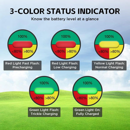 48V 18A Lead-Acid Battery Charger Smart Club Car Battery Charger Full Charger