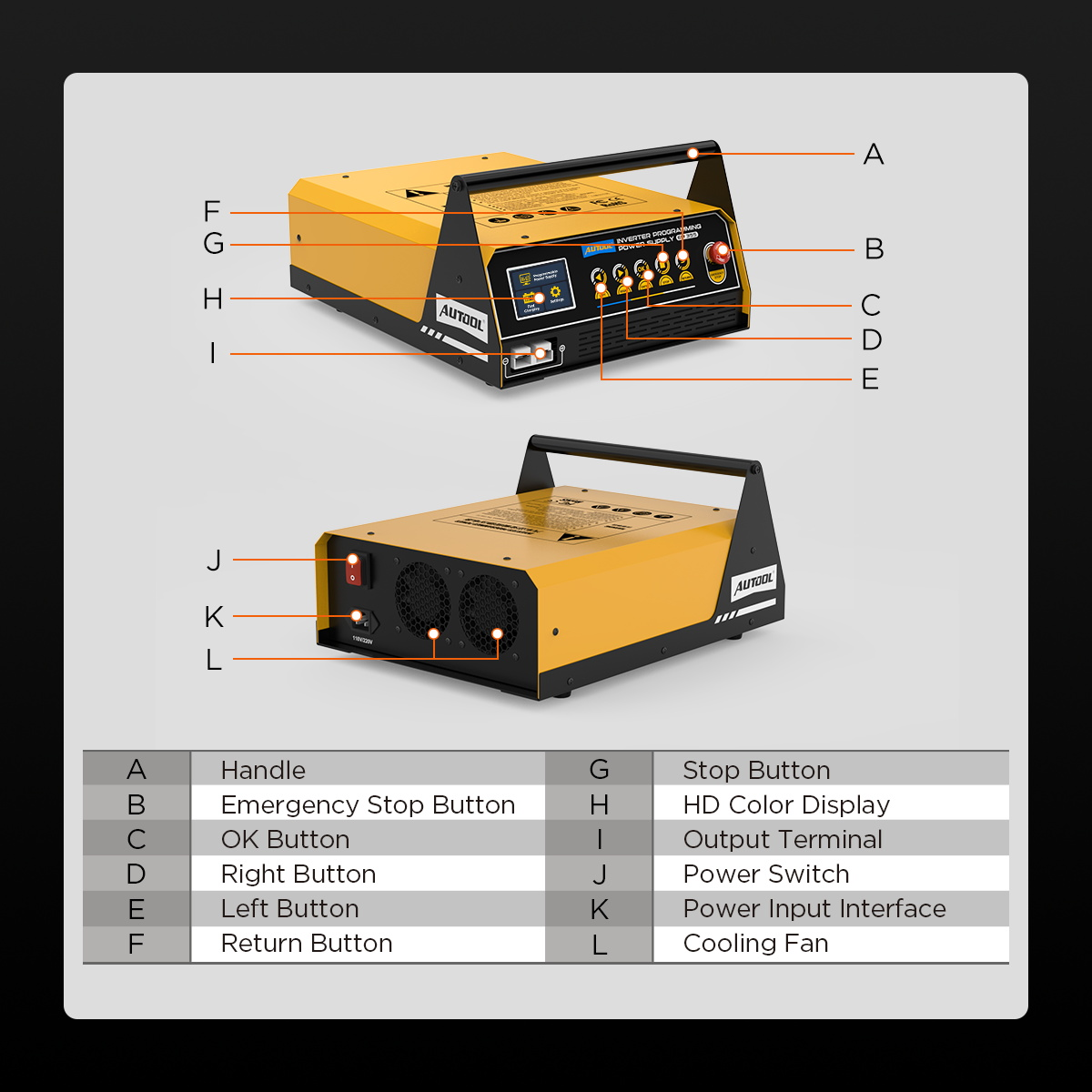 AUTOOL EM355 Power Inverter ECU Programming