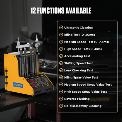 AUTOOL CT150 Fuel Injector Tester and Cleaner Machine