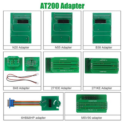 Full Version CG FC200 ECU Programmer with Solder Free Adapters Set 6HP & 8HP MSV90 N55 N20 B48 B58