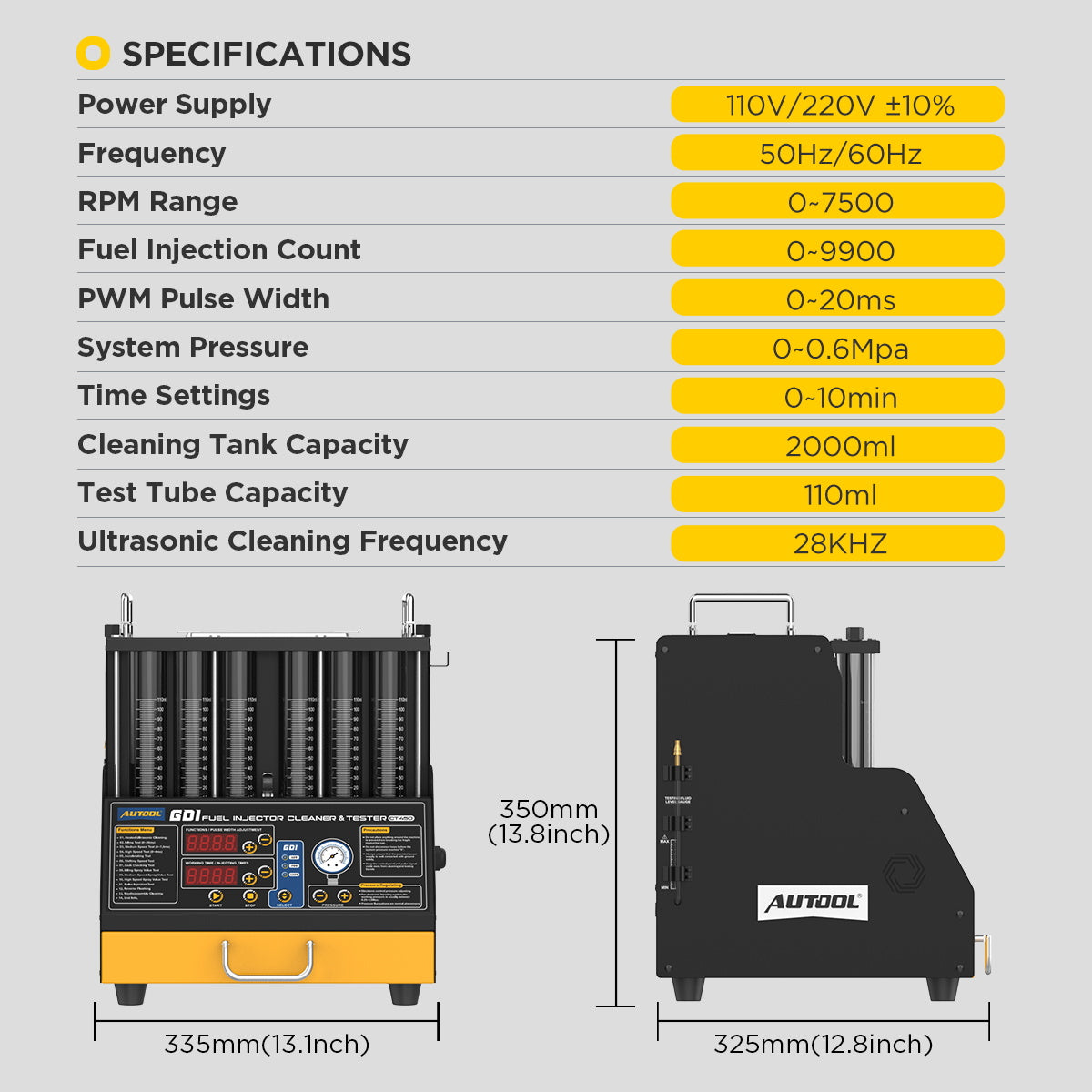 Ultrasonic Fuel Injector Cleaner