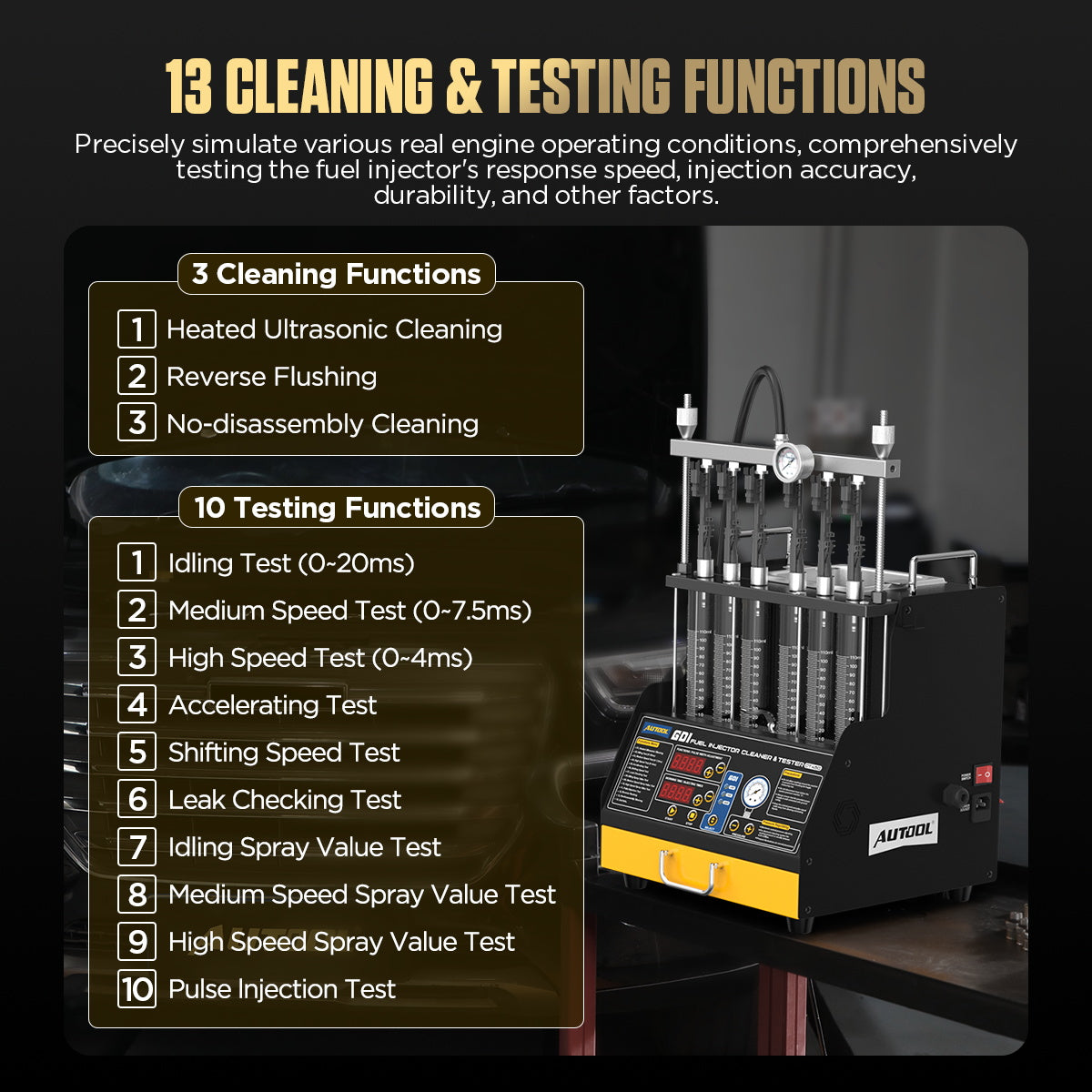 Ultrasonic Fuel Injector Cleaner