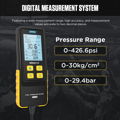 AUTOOL PT630 Automobile Fuel Pressure Gauge with Digital Display