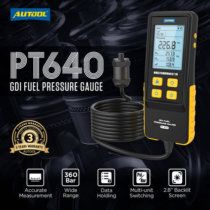 AUTOOL PT640 GDI Fuel Pressure Gauge